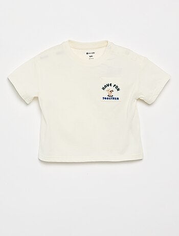 Ensemble t-shirt + pantalon denim - 2 pièces