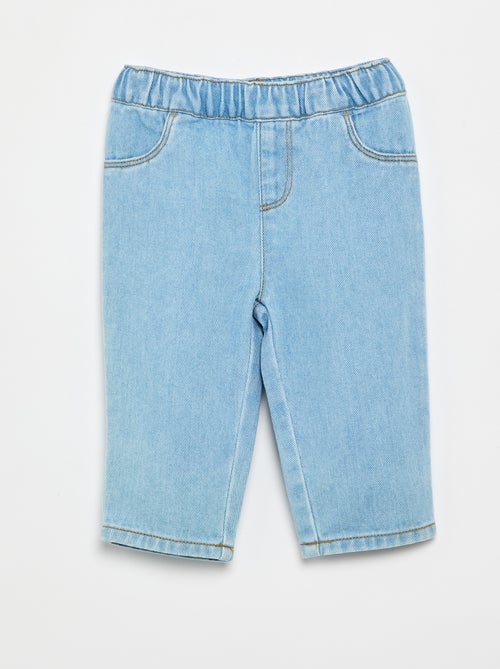 Ensemble t-shirt + pantalon denim - 2 pièces - Kiabi