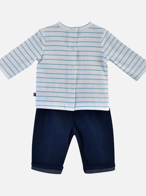 ENSEMBLE T-SHIRT PANTALON ERWIN JEAN NAISSANCE - Kiabi