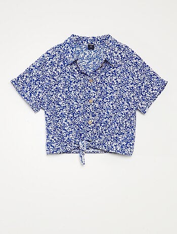 Ensemble t-shirt + pantalon fluides imprimé fleuri - 2 pièces