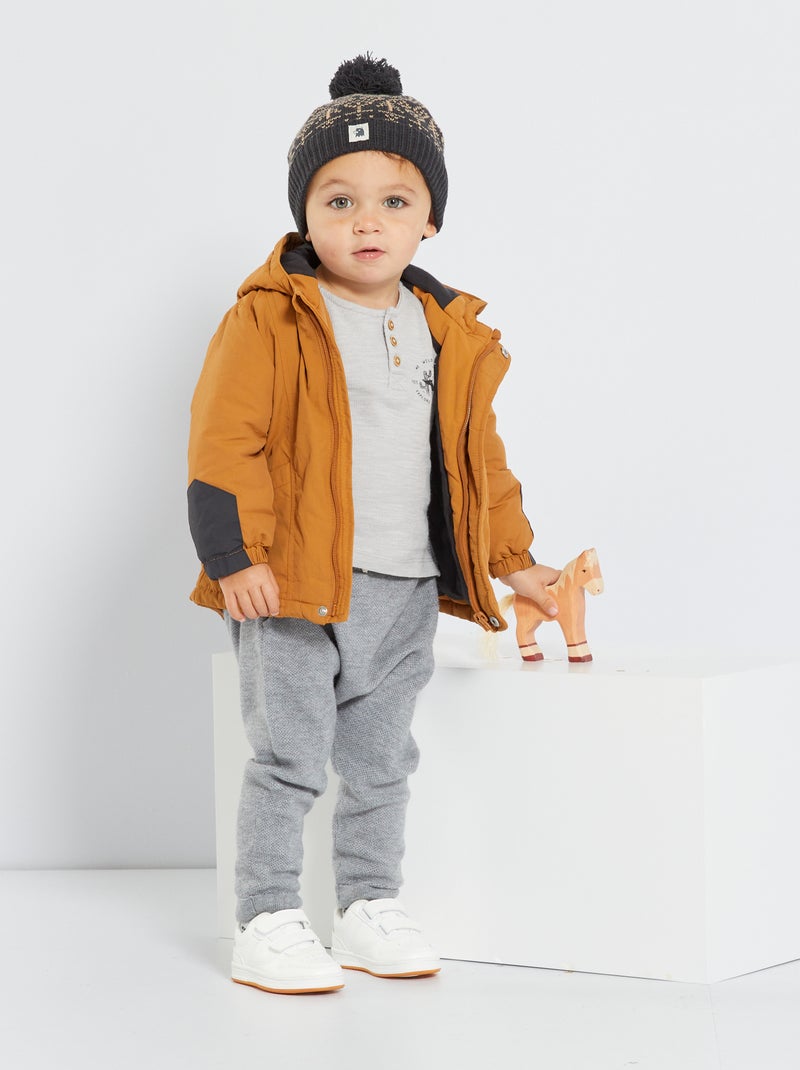 Ensemble t-shirt + pantalon NOIR - Kiabi