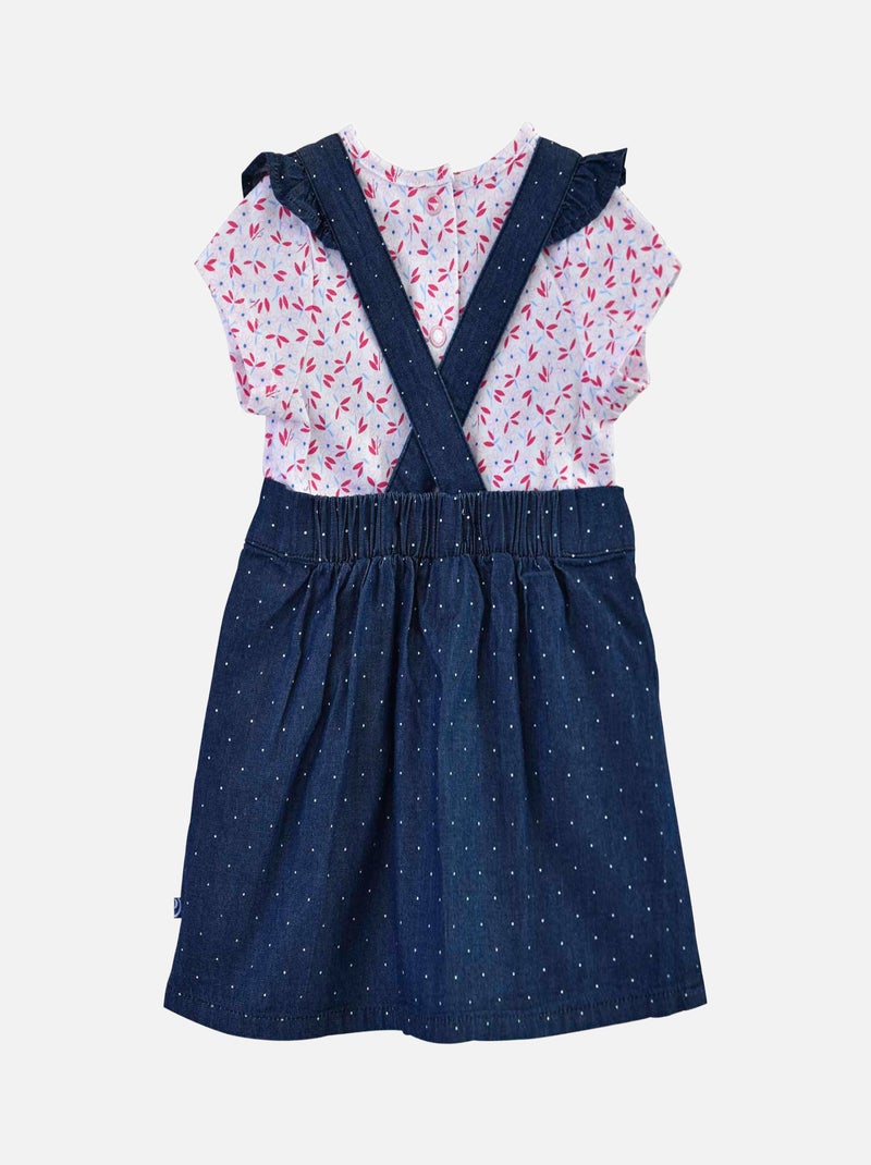 ENSEMBLE T-SHIRT + ROBE CORALIE Bleu - Kiabi