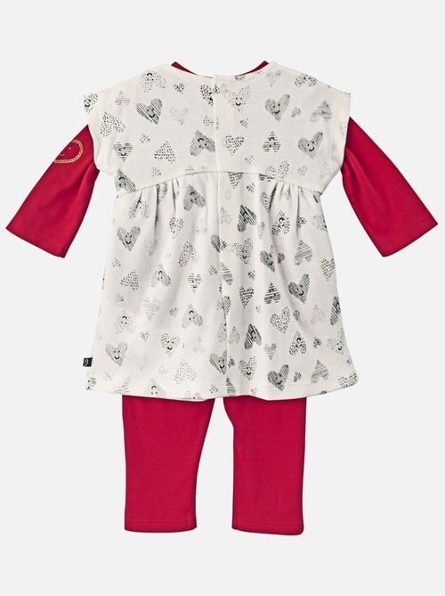 ENSEMBLE T SHIRT ROBE ET LEGGING BOREAL - Kiabi