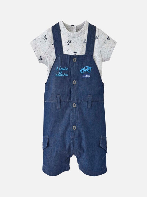 ENSEMBLE T SHIRT SALOPETTE COURTE AYMERIC - Kiabi