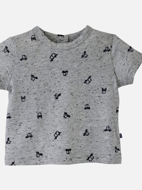 ENSEMBLE T SHIRT SALOPETTE COURTE AYMERIC - Kiabi ENSEMBLE T SHIRT SALOPETTE COURTE AYMERIC - Kiabi