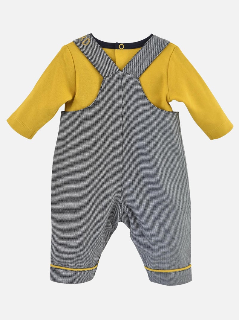 ENSEMBLE T-SHIRT SALOPETTE DEAN Gris - Kiabi