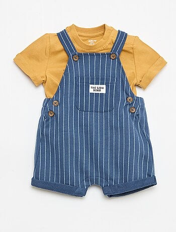 Ensemble t-shirt + salopette 'Disney' 'Mickey' - 2 pièces