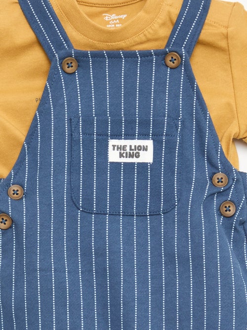 Ensemble t-shirt + salopette 'Disney' 'Le Roi Lion' - 2 pièces - Kiabi