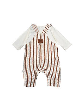 Ensemble T-shirt salopette Roméo Sucre d'Orge