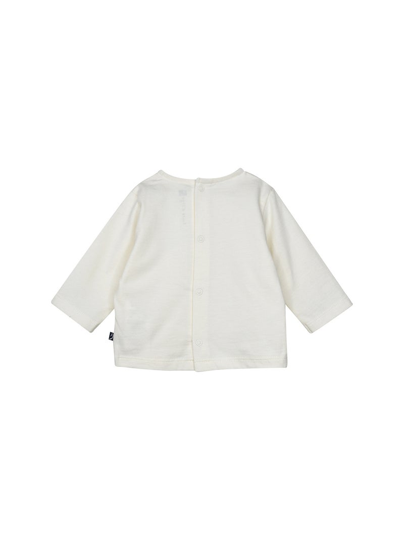 Ensemble T-shirt salopette Roméo Sucre d'Orge Beige - Kiabi