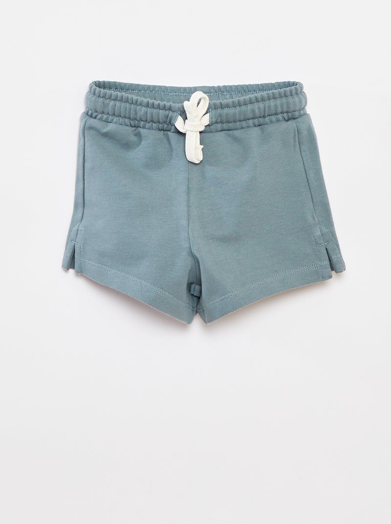 Ensemble t-shirt sans manches + short - 2 pièces BLEU - Kiabi