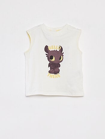 Ensemble t-shirt sans manches + short 'Dragons' 'Universal'