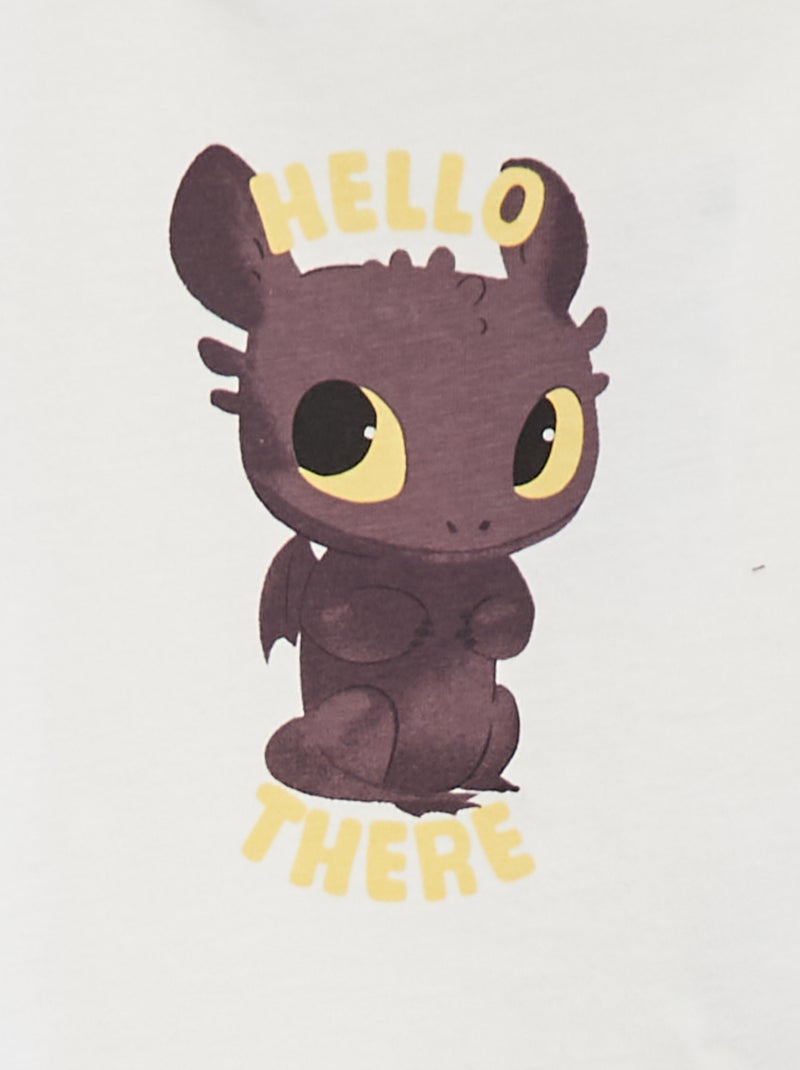 Ensemble t-shirt sans manches + short 'Dragons' 'Universal' JAUNE - Kiabi