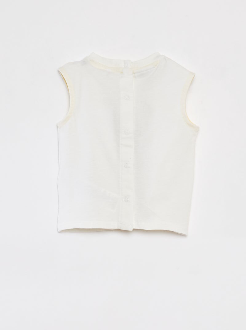 Ensemble t-shirt sans manches + short 'Dragons' 'Universal' JAUNE - Kiabi