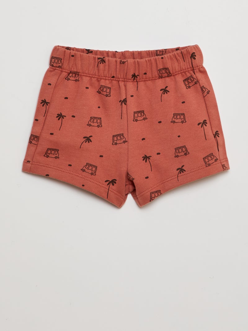 Ensemble t-shirt + short - 2 pièces BEIGE - Kiabi