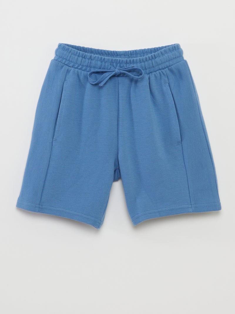 Ensemble t-shirt + short - 2 pièces bleu - Kiabi