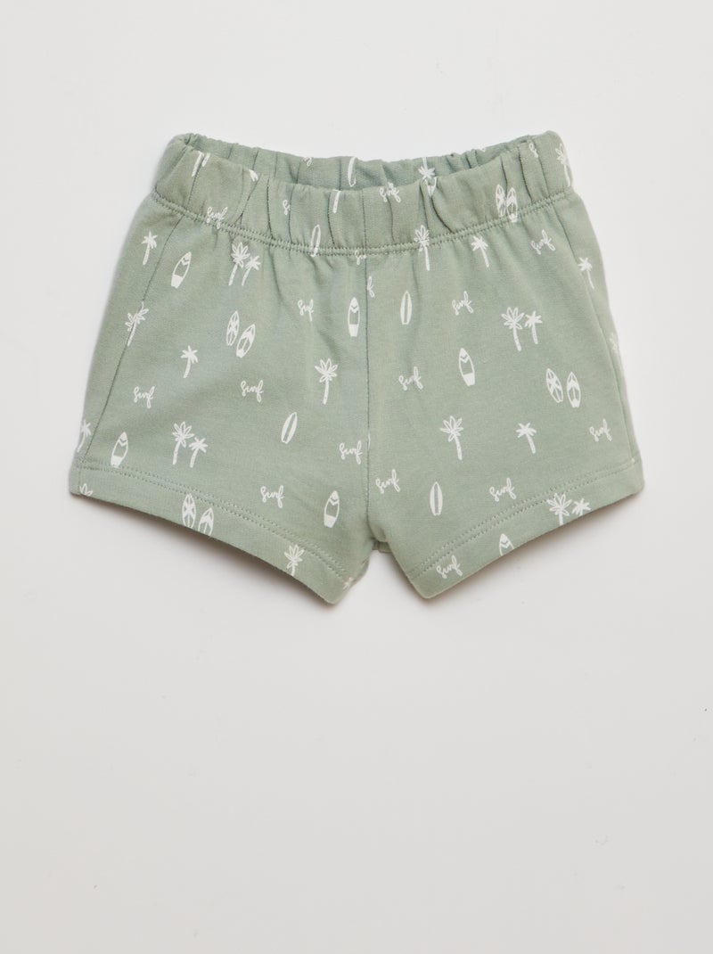 Ensemble t-shirt + short - 2 pièces JAUNE - Kiabi