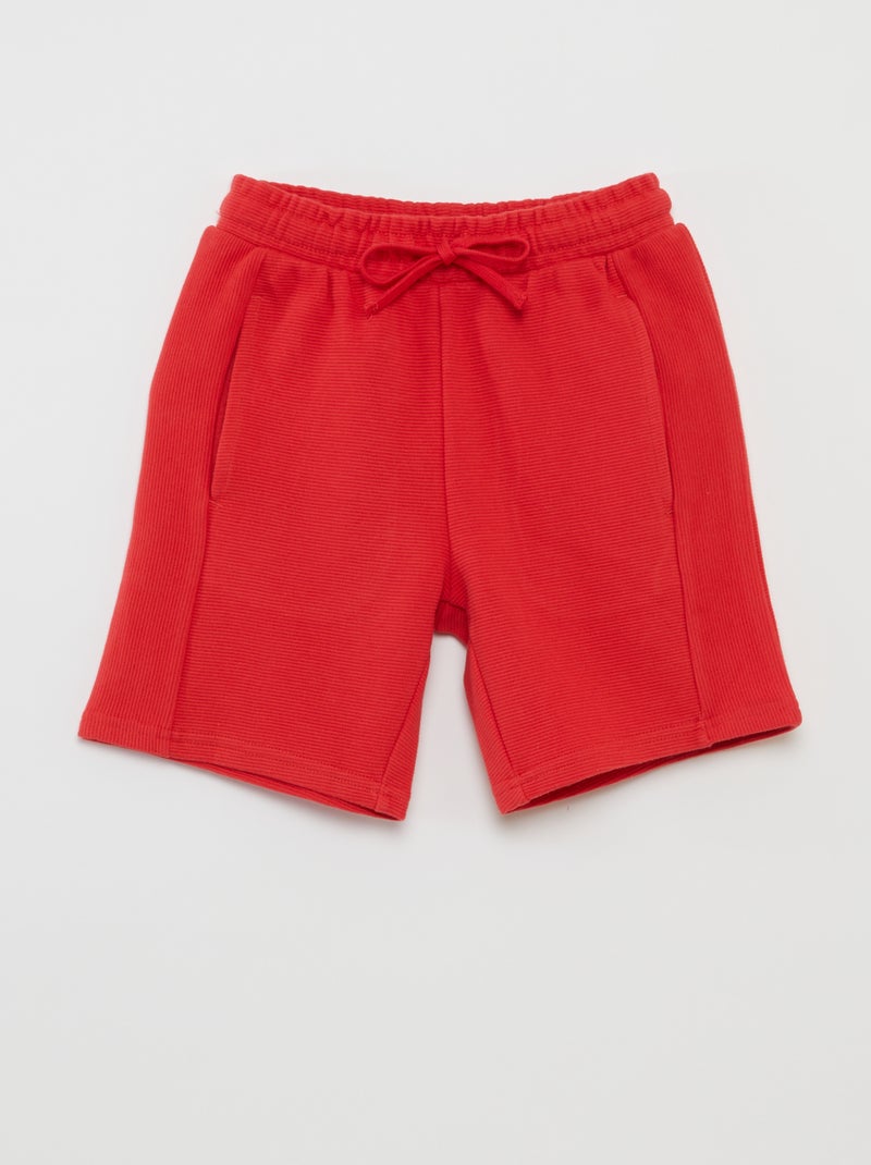 Ensemble t-shirt + short - 2 pièces rouge - Kiabi