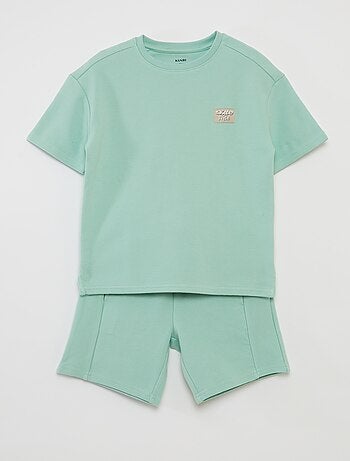 Ensemble t-shirt + short - 2 pièces