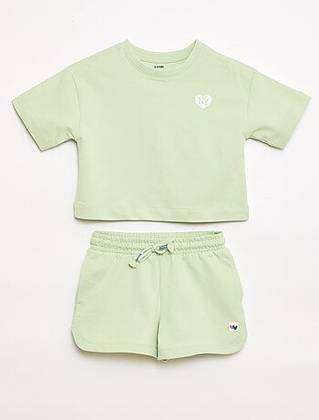 Ensemble T-shirt + Short - 2 pièces