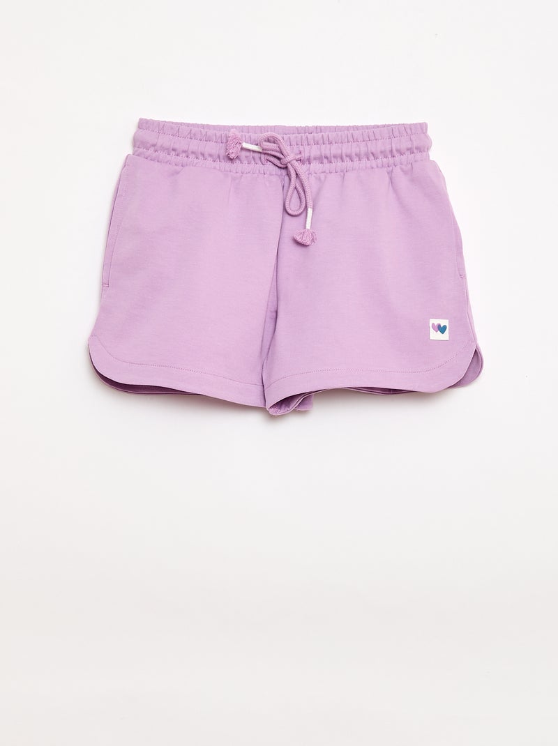 Ensemble T-shirt + Short - 2 pièces Violet - Kiabi