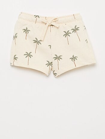 Ensemble t-shirt + short à motif - 2 pièces