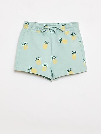 Ensemble t-shirt + short à motif - 2 pièces