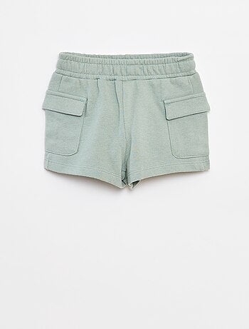 Ensemble t-shirt + short avec poches - 2 pièces