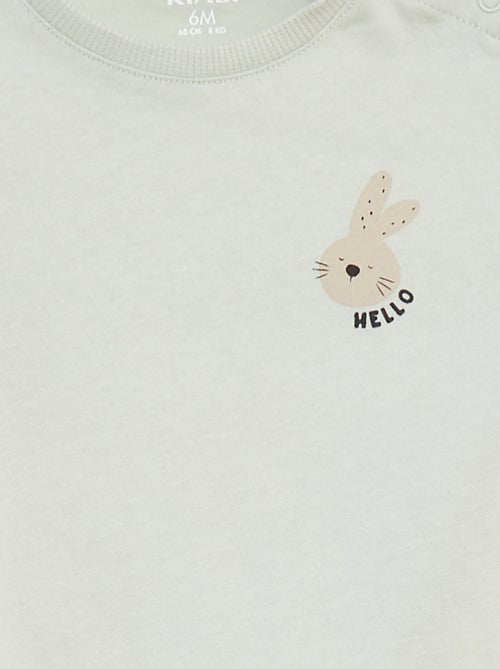 Ensemble t-shirt + short avec poches - 2 pièces - Kiabi