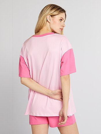 Ensemble t-shirt + short 'Barbie' - 2 pièces
