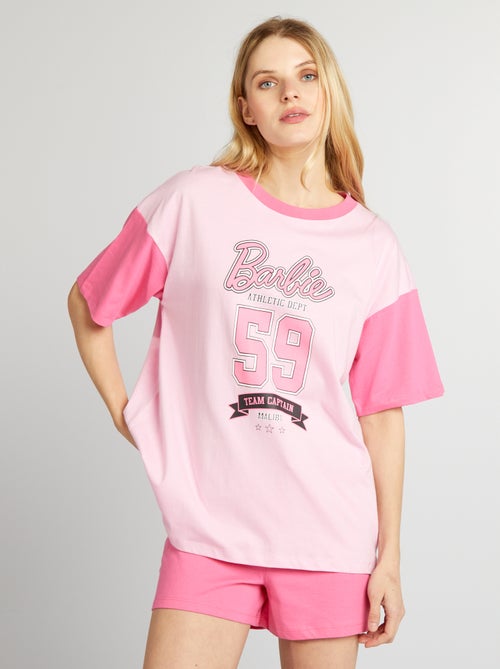 Ensemble t-shirt + short 'Barbie' - 2 pièces - Kiabi