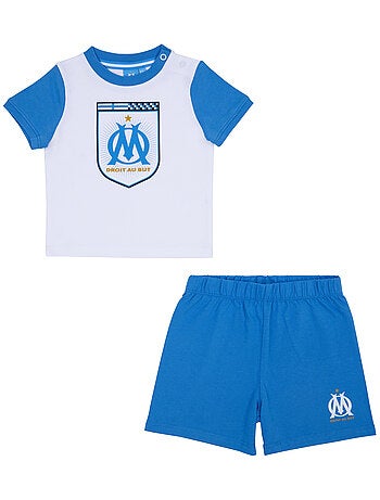 Ensemble t-shirt short bébé garçon OM OLYMPIQUE DE MARSEILLE
