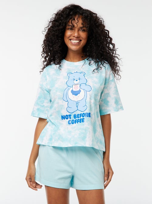 Ensemble t-shirt + short 'Bisounours' - 2 pièces - Kiabi
