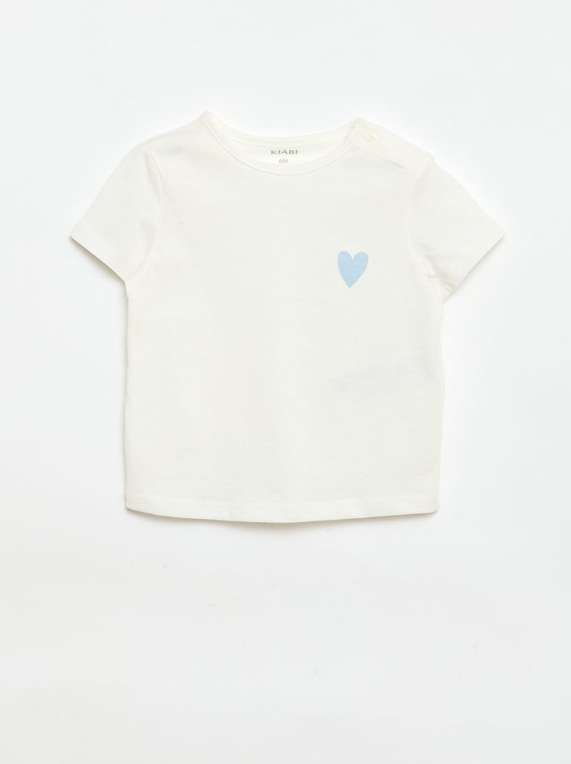 Ensemble T-shirt + short Bleu - Kiabi