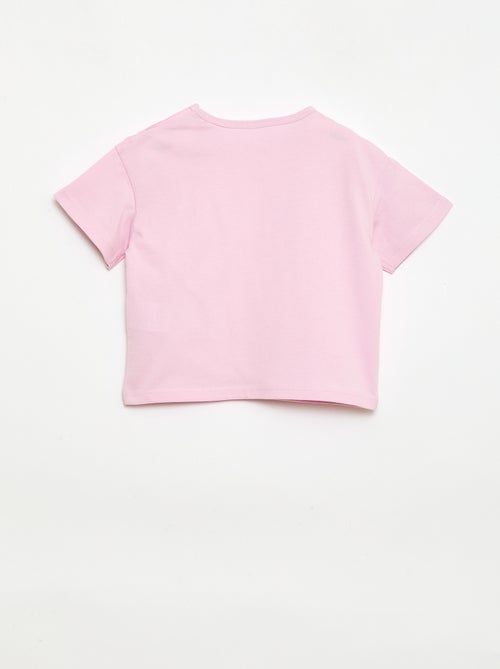 Ensemble T-shirt + short cycliste côtelé - 2 pièces - Kiabi