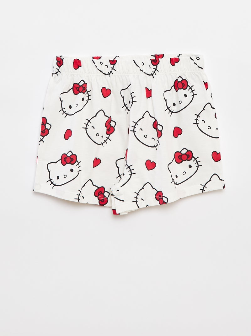 Ensemble t-shirt + short de pyjama 'Hello Kitty' - 2 pièces BLEU - Kiabi
