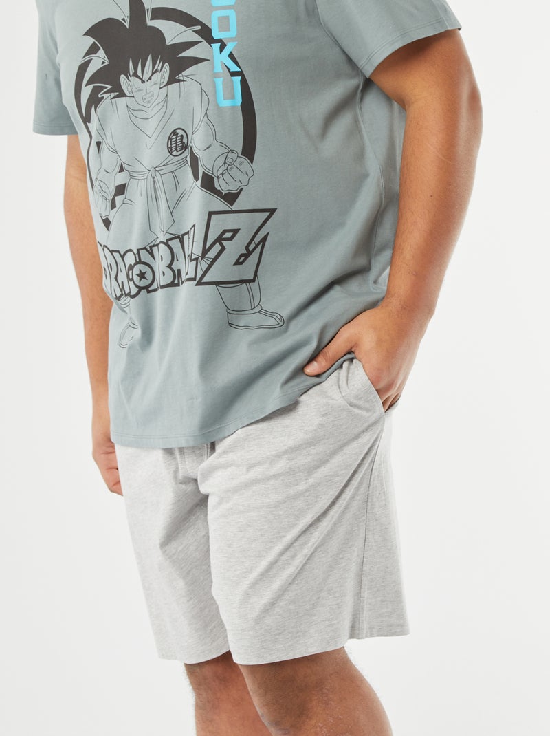 Ensemble t-shirt + short 'Dragon Ball Z' - 2 pièces GRIS - Kiabi