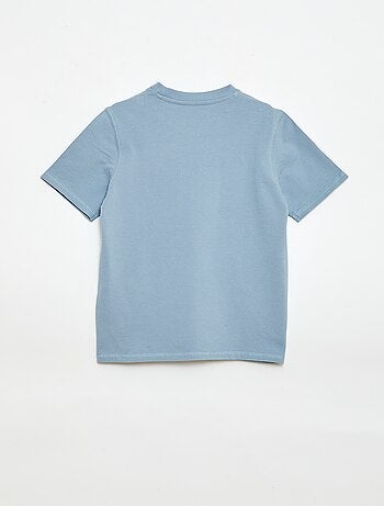 Ensemble t-shirt + short en piqué de coton