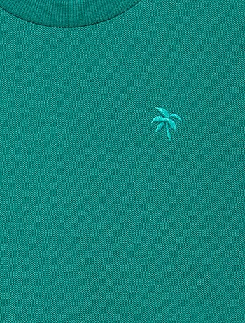 Ensemble t-shirt + short en piqué de coton