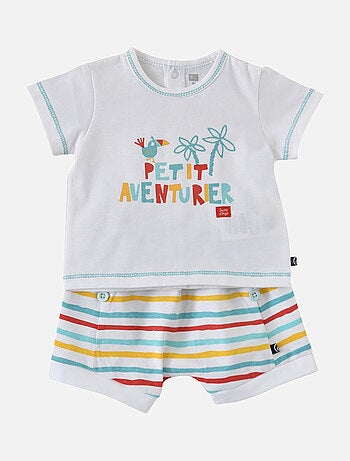 ENSEMBLE T SHIRT SHORT JERSEY ELVIO