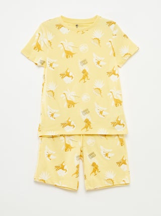 Ensemble t-shirt + short 'Jurassic World' - 2 pièces