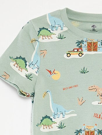 Ensemble t-shirt + short 'Jurassic World' - 2 pièces