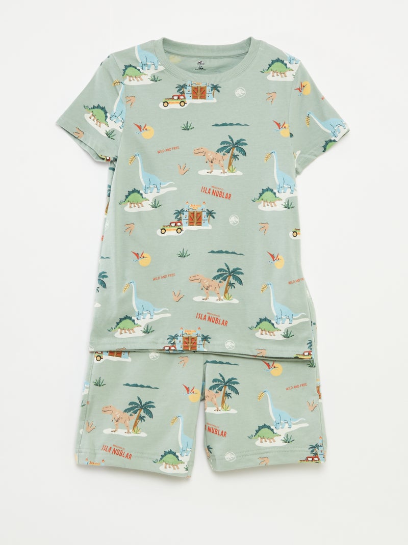 Ensemble t-shirt + short 'Jurassic World' - 2 pièces VERT - Kiabi