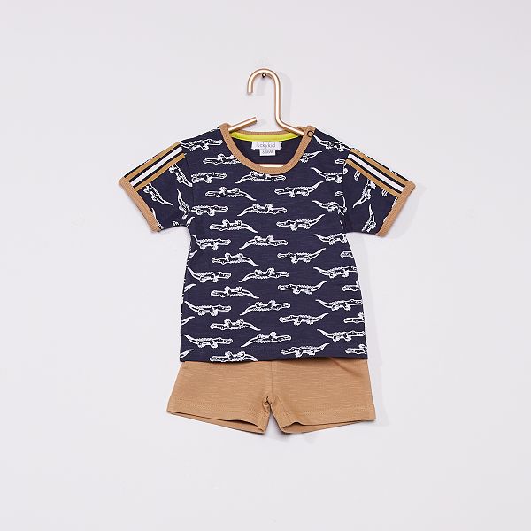 Ensemble T Shirt Short Bebe Garcon Marine Kiabi 6 00