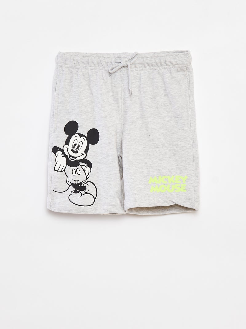 Ensemble t-shirt + short 'Mickey' 'Disney' JAUNE - Kiabi