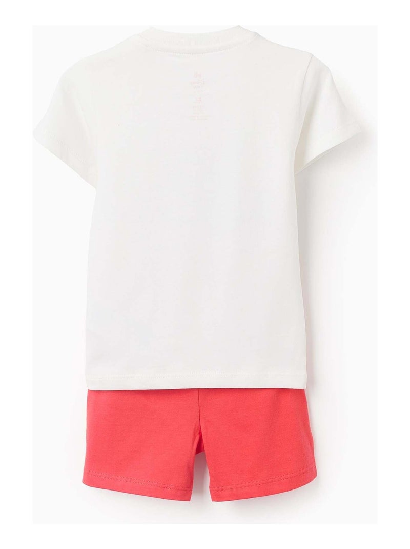 Ensemble T-shirt + Short Mickey Rouge - Kiabi