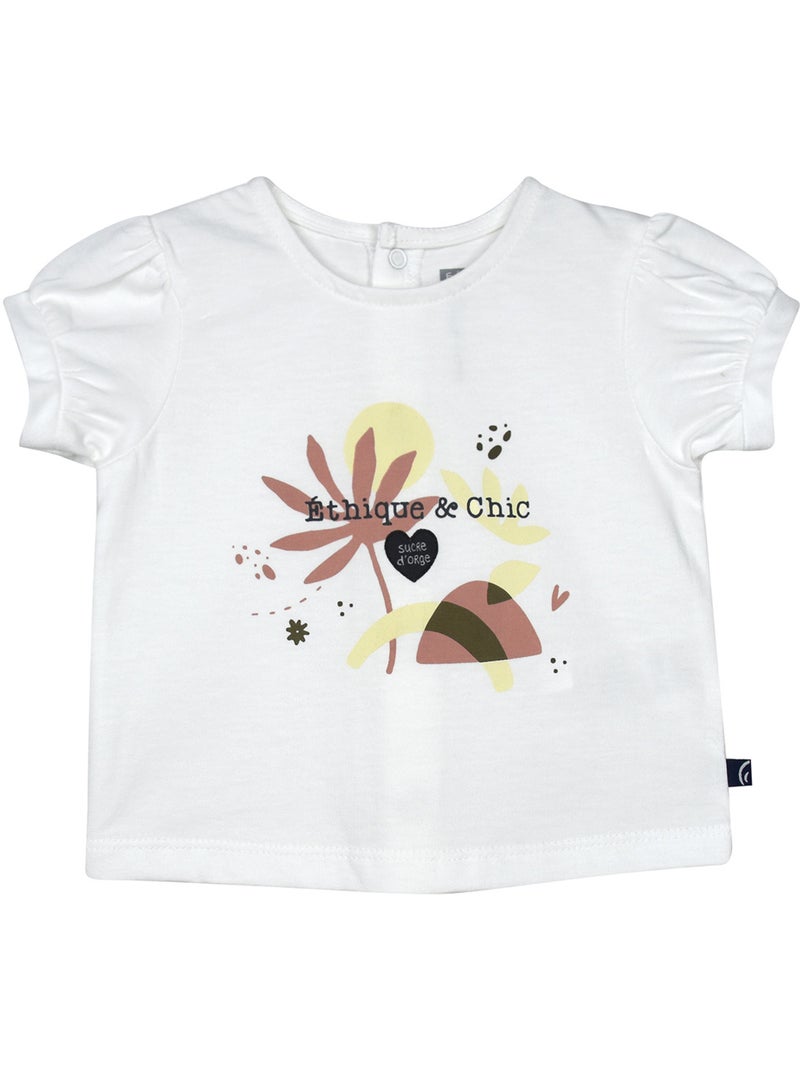 Ensemble T-shirt short Radia Blanc - Kiabi
