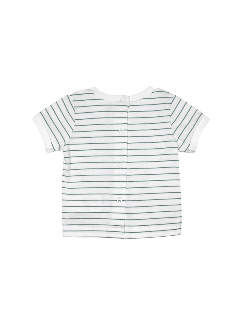 Ensemble T-shirt Short Robert Blanc - Kiabi