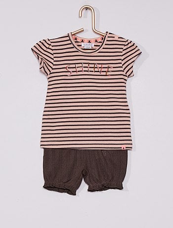 Ensemble t-shirt + short