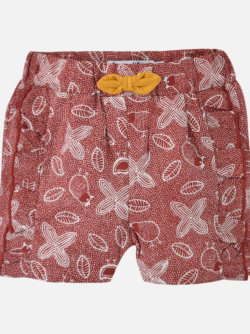 ENSEMBLE T-SHIRT SHORT ROUGE ENORA Jaune - Kiabi